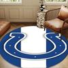 Indianapolis Colts Logo Round mat, Anti-slip Circle Carpet Chair rug For livingroom,Bedroom, doormat home decor Gift Christmas Gifts