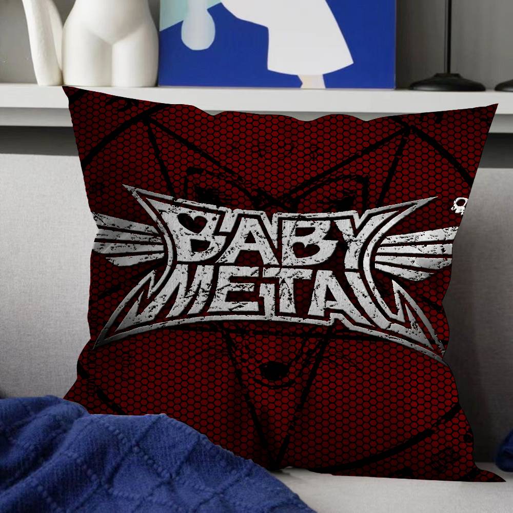 Японская группа B-BABYMETAL Музыкальный дизайн клена Наволочка Счастливый Осенний Урожай Декор Праздничный Декор Наволочка