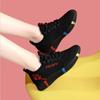 Spring Summer Board Shoes Women's Soft-soled Non-slip Fashion Casual All-match Sports Shoes Black Running Shoes