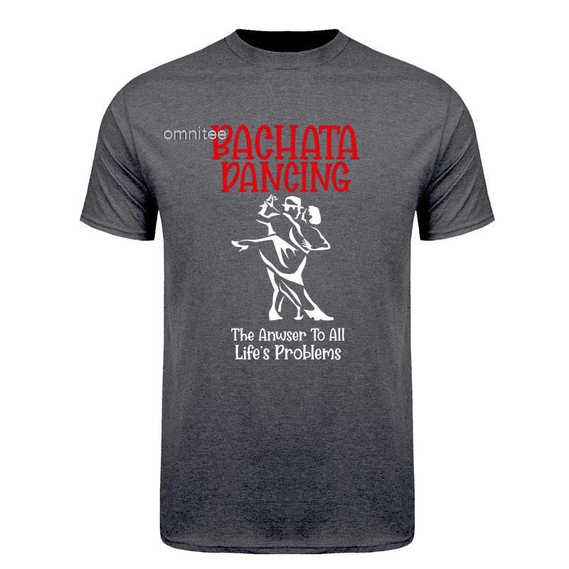 Salsa Bachata Dance T Shirt Unisex Unisex Latin Dancing Graphic Tee Party Casual TShirt Gift HJ150