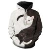 Girl 3D Printing Women Hoodies Cat Animal Series Pullover Animals Long Sleeve Hoodies Girls Tops Man Sweatshirts
