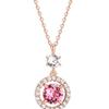 WESTISLAND Crystal Elfindale Necklace RG_WI8113113
