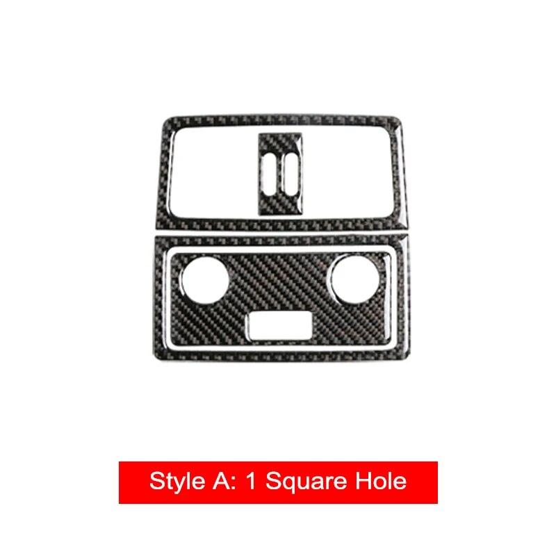 Углеродное волокно автомобиля сзади кондиционер вентиляционное отверстие панель крышка наклейки аксессуары для BMW E60 5 серии 520 523 530Li 2005-2010