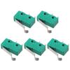 5PCS 5A Hinge Lever Switch AC 125V Limit Switch Portable Micro Switch  for Mill CNC