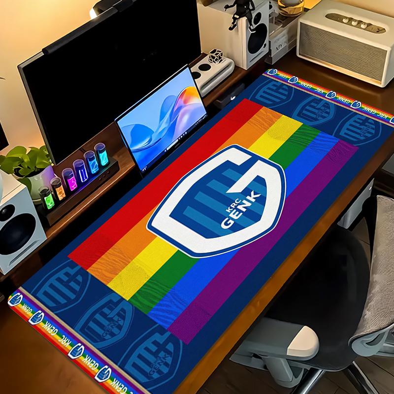 KRC Genk Color Mouse Pad Large Gaming Table Cushion Non-slip Laptop Tablet Big Mousepad XXL Mat Mini PC Playmat With Lock edge