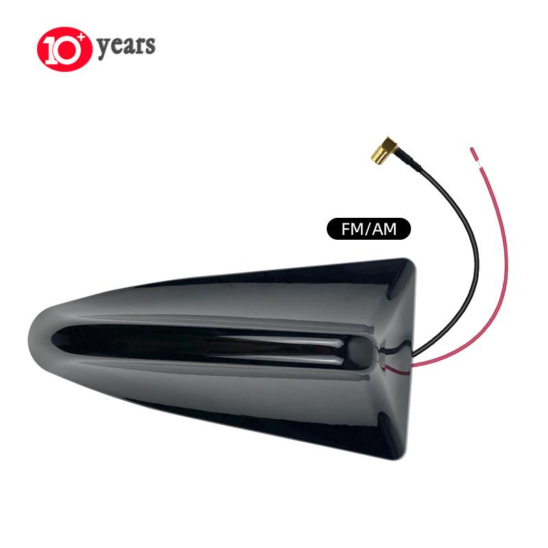 Kontec ANT-SYQ-A01 Universal Shark Fin Antenna FM AM Cover for Car Roof Decoration DAB-III/DAB-L Frequency Range