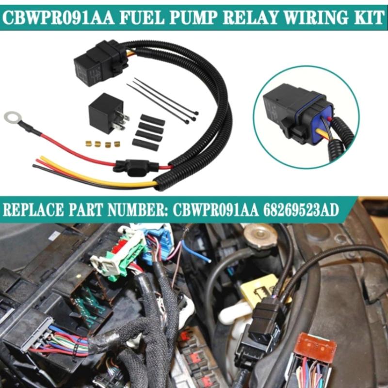 CBWPR091AA CSZDV621AA CBP4P541AB 68269523AD 04727370AA 4727370AA Комплект проводки реле топливного насоса Для улучшения запуска двигателя