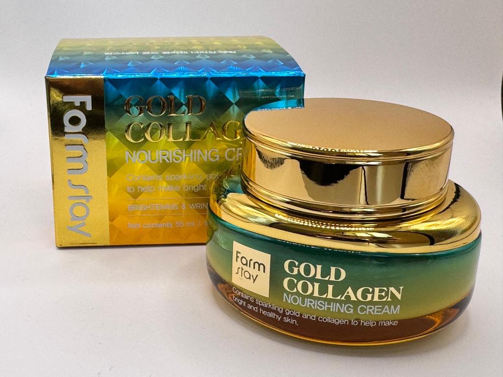 FarmStay Gold Collagen Nourishing Cream for Vibrant Skin 55 ml