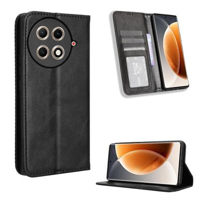 Чехлы-книжки для кошельков Tecno Camon 30S / Camon 30S Pro, кожаный чехол [Flip Vintage Leather] Чехол-кошелек, ударопрочный, прочный, ретро, для телефона