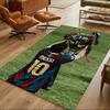 Football Messi Carpet Suitable for Foyer Living Rooms Balcony Outdoor Antislip Carpet Decorate Offices Perfect Birthday/Christmas Gift Idea