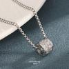 Men's titanium steel necklace pendant, exquisite and unique, versatile accessory for women, new model, non-fading, simple and high-end, trendy