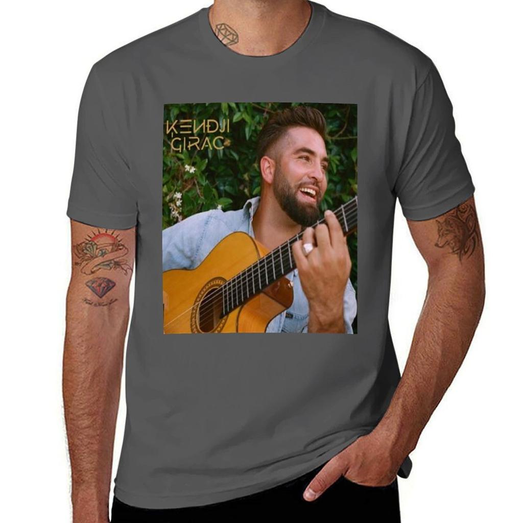 kendji Girac TShirt Casual Basic Short Sleeve TShirt