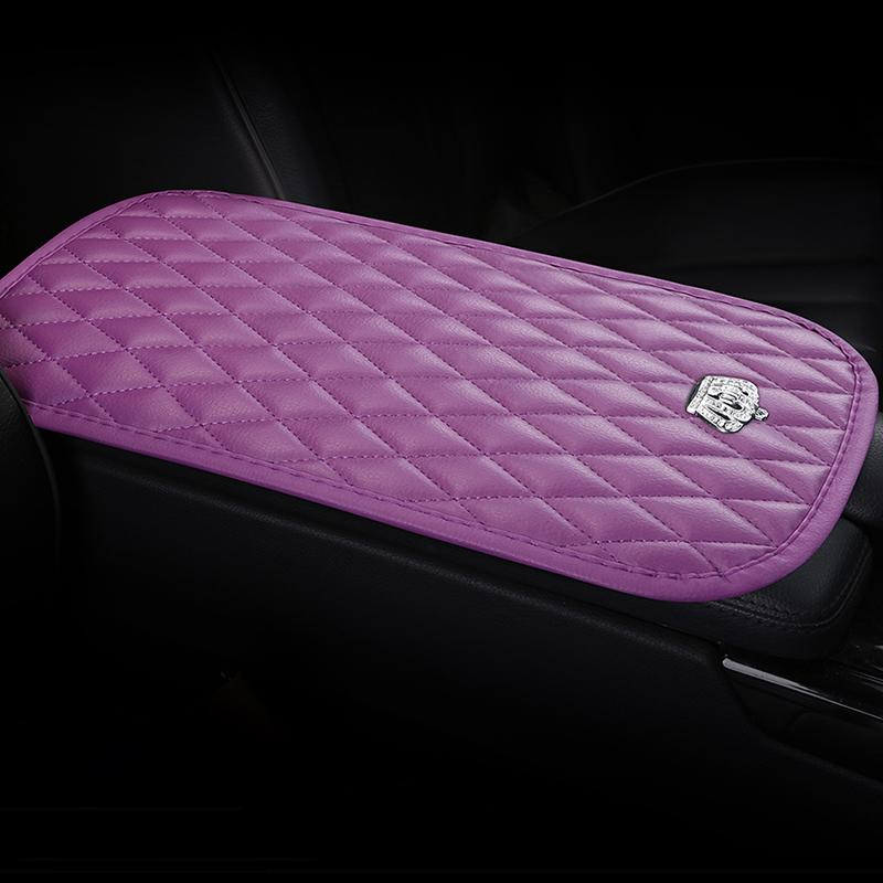 Новый инкрустированный бриллиантами подлокотник для автомобиля «Корона-лебедь» Универсальный для четырех сезонов Автомобильный креативный интерьерный подлокотник