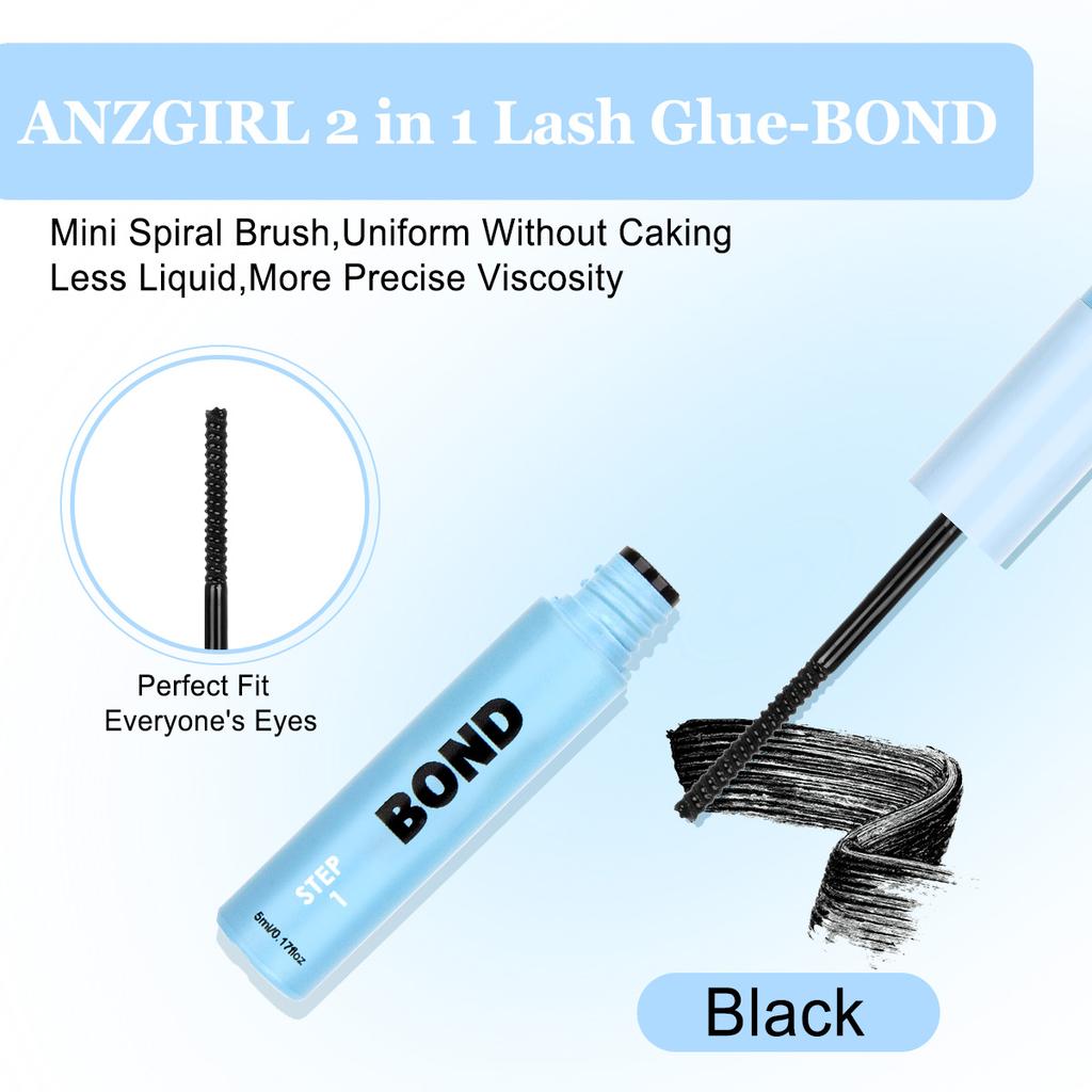 DIY Cluster Lash Glue 10ml Cluster Lash Extension Adhesive Strong Hold Quick-Dry Glue Long Lasting Lash Makeup Tools