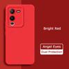 Angel Eyes Square Liquid Silicone Back Cover для VIVO V25 Pro 5G Global Phone Case VIVOV25Pro VIVOV25 V25Pro Soft Shield Armor