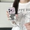 Счастливый Креативный Текстовый Чехол для Телефона для iPhone 17, 16 Pro Max, 15, 14