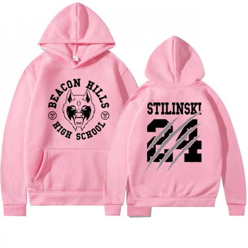 Teen Wolf Stiles Stilinski Inspired Hoodie Mens Casual Fall Graphic Sweatshirt Unisex Streetwear