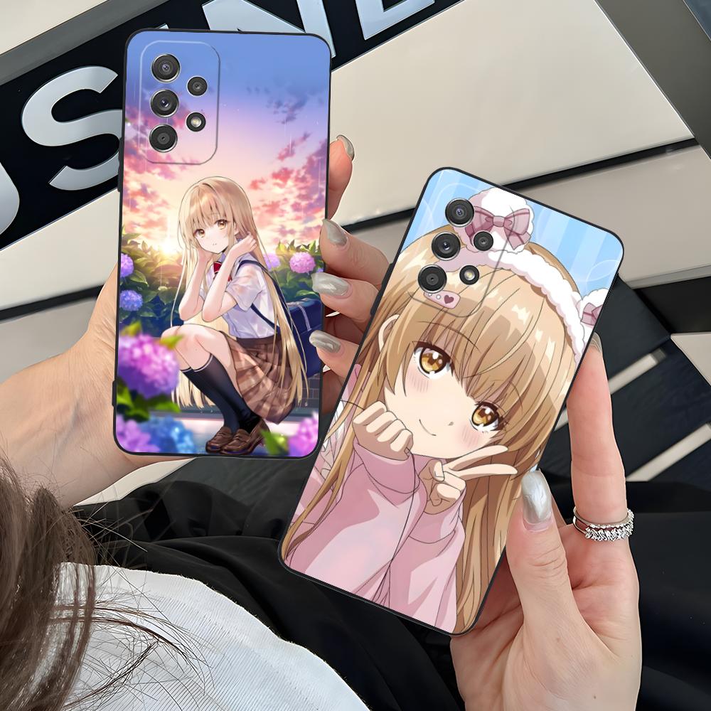 Чехол для телефона Angel Mahiru Shina для Samsung Galaxy M55 54 42 35 34 33 32 23 22 15 14 13 12 F55 5G Мягкий ТПУ Ударопрочный Чехол