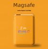 Чехол-кошелек из кожи с держателем для карт и улыбающимся лицом Magsafe для Apple