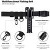 1 шт. Поясная поддержка Регулируемые поясные забродные ремни, Портативный вкладыш для удилища для спиннинговой, кастинговой, нахлыстовой рыбалки, Снаряжение для рыбалки на открытом воздухе