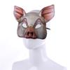 Карнавальная вечеринка Маскарадная вечеринка Реквизит Половина лица Свинья Маска для лица