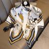 90cm *90cm Design Scarf Lady Shawl Printed Silk Felt Headscarf Scarf Lady Headscarf Square Scarf Lady Wrap Scarf