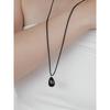 Onyx Drop Necklace
