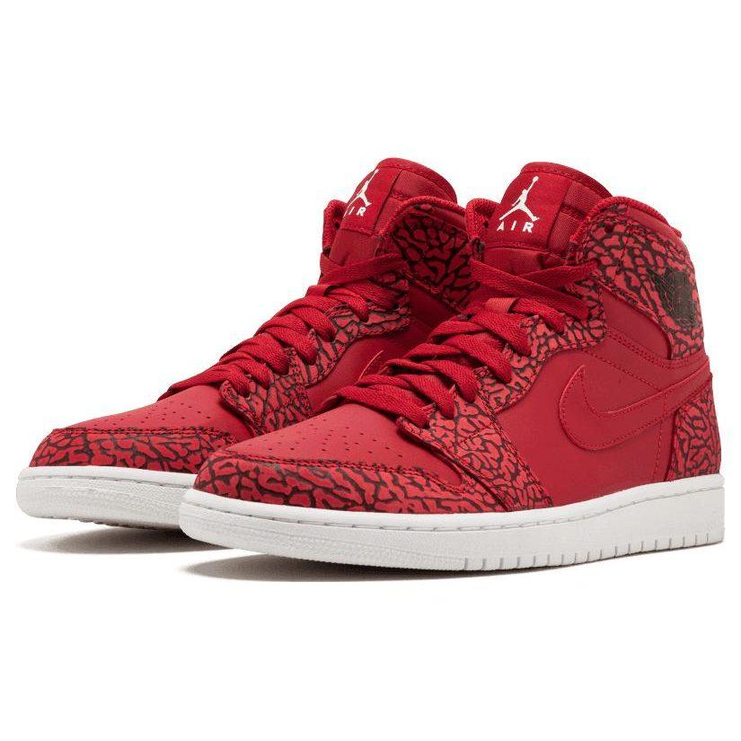 Jordan 1 Ретро Красный Слон Принт 839115-600