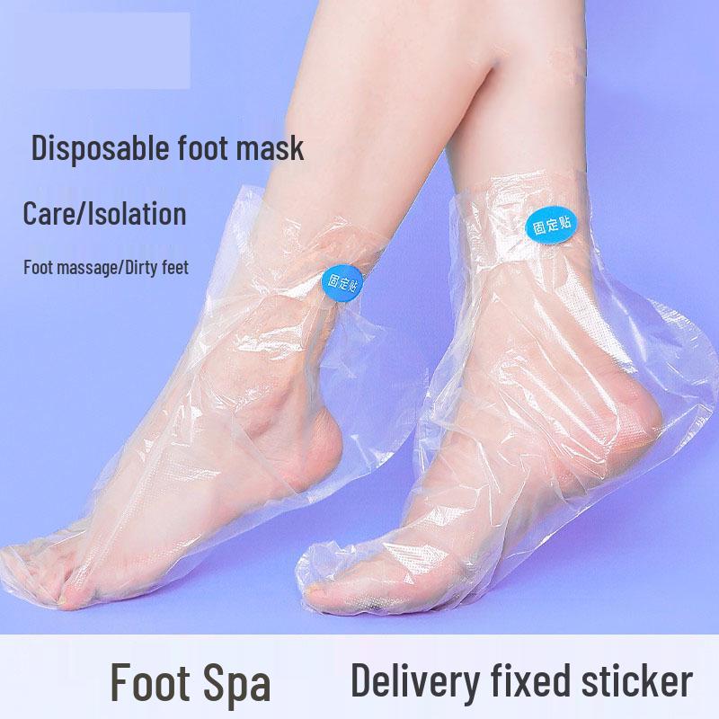Увлажняющие одноразовые носки-маски для ног - Против трещин, водонепроницаемые чехлы для терапии ног