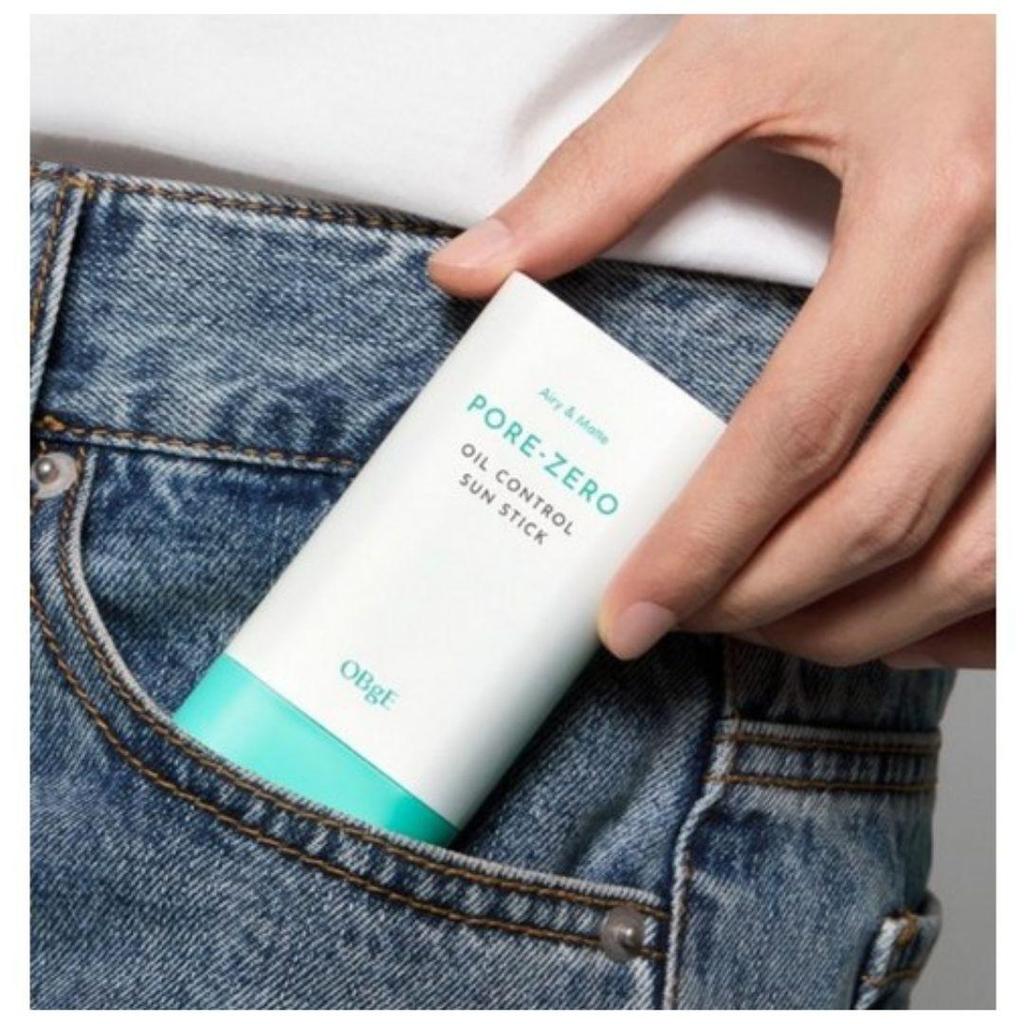OBgE Pore Zero Oil Control Sun Stick SPF50+ PA++++ Matte UV Protection Sunscreen Stick 18g