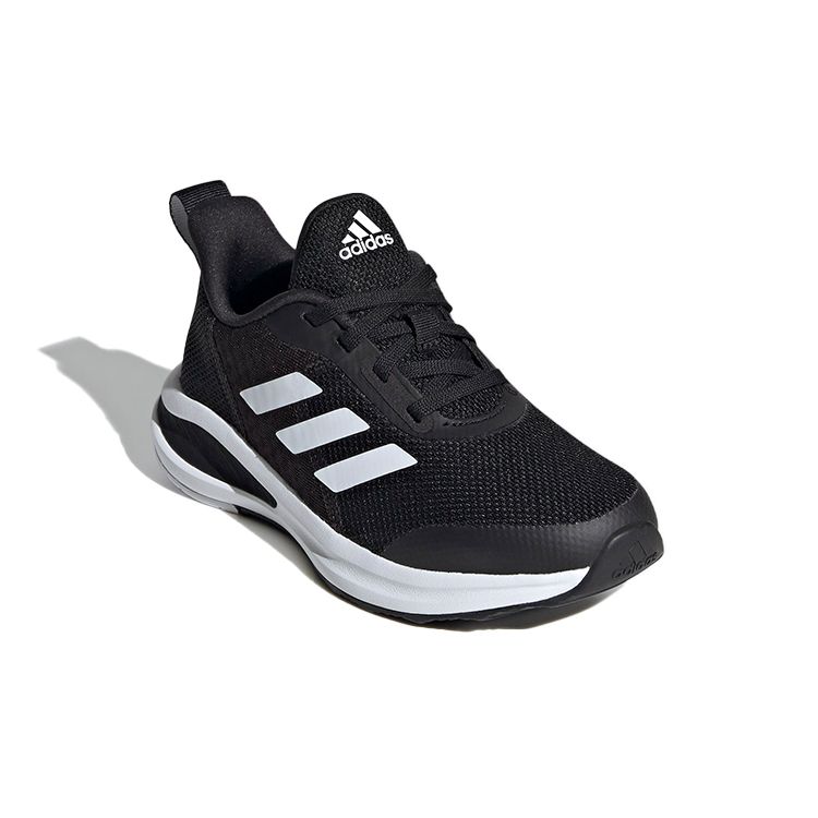 adidas Fortarun 2020 Удобные Дышащие Низкие Детские Беговые Кроссовки Детские Беговые Кроссовки Черные Белые FW3719