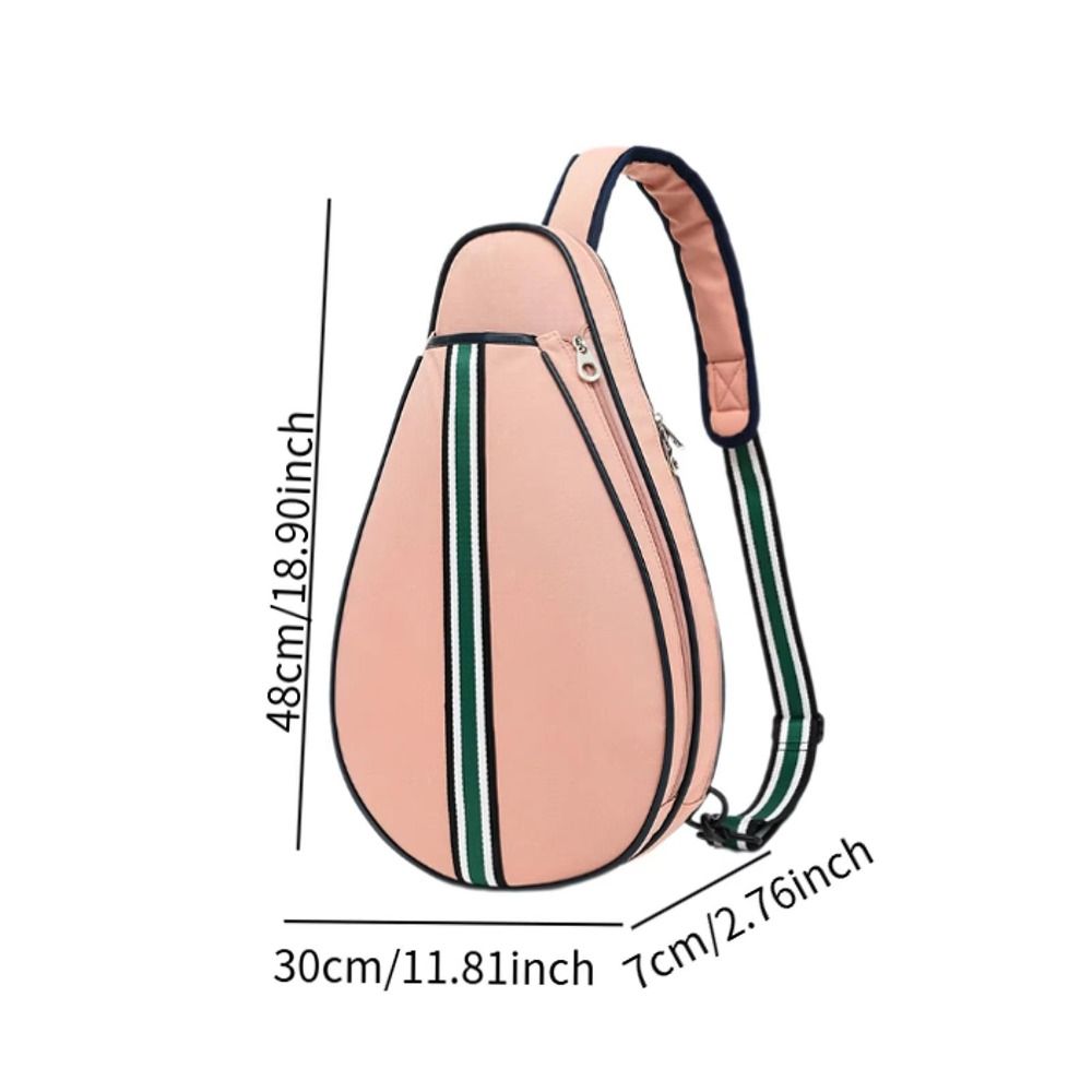 Водонепроницаемая легкая сумка-слинг на молнии для бадминтонных ракеток, тренажеров и оборудования для спортзала