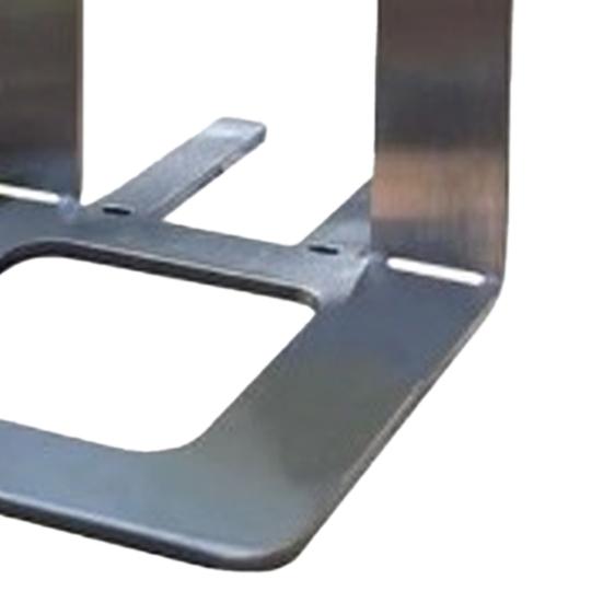 1/2 шт. Барбекю из нержавеющей стали Подставка-держатель для сосисок Многоразовая Забавная металлическая вилка