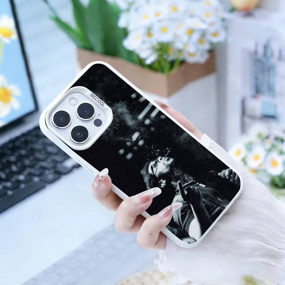 Чехол для телефона The Weeknd для iPhone 16,15,14,13,12,17, Pro, MAX белый Матовый Ударопрочный Чехол
