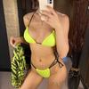 Sexy Leopard Bikini Female Swimsuit Women Swimwear Bikini Set Brazilian Bather Halter Bathing Suit