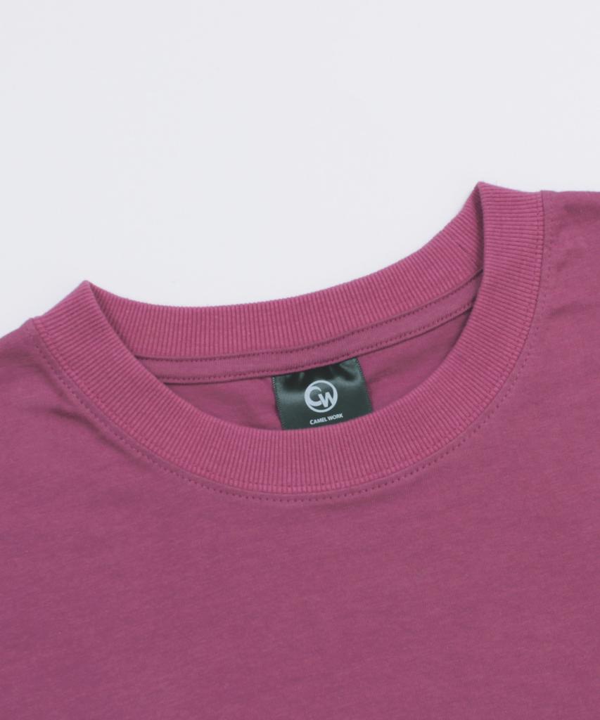 CAMEL WORK 8570 Camel Apparel Short Sleeve T-Shirt (Deep Pink)