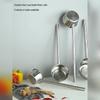 ZISIZ 201 Stainless Steel Long Handle Soup Ladle with Spout