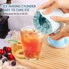 1PC Round Ice Bucket Silicone Mold  Quick Freeze Ice Tray for Refrigerator  Durable DIY Ice Storage Box for Cocktail Barware