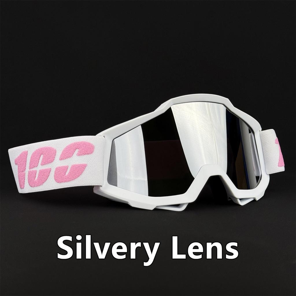 100 Motorcycle Glasses Motocross Safety HD Lenses Goggles Dirt Bike ATV Ski MTB Goggles MOTO Outdoor Cycling Sunglasses