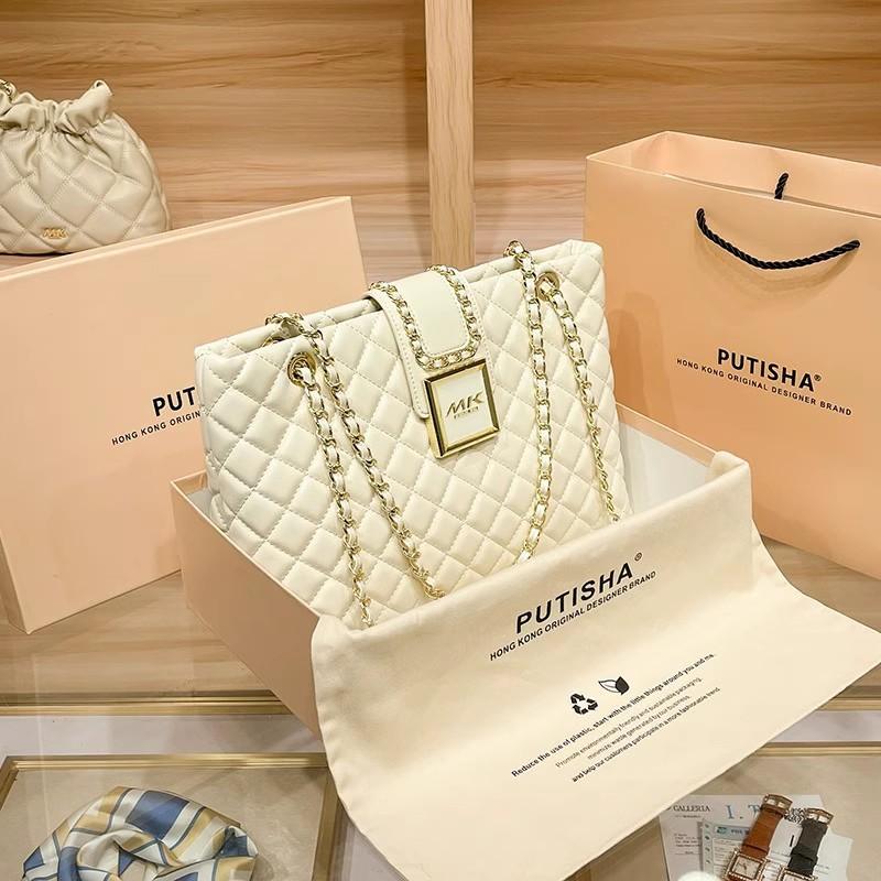 Сумка-цепочка из натуральной кожи с ромбовидной сеткой для женской летней новой модной сумки, большая вместительная сумка, сумка через плечо, большая сумка