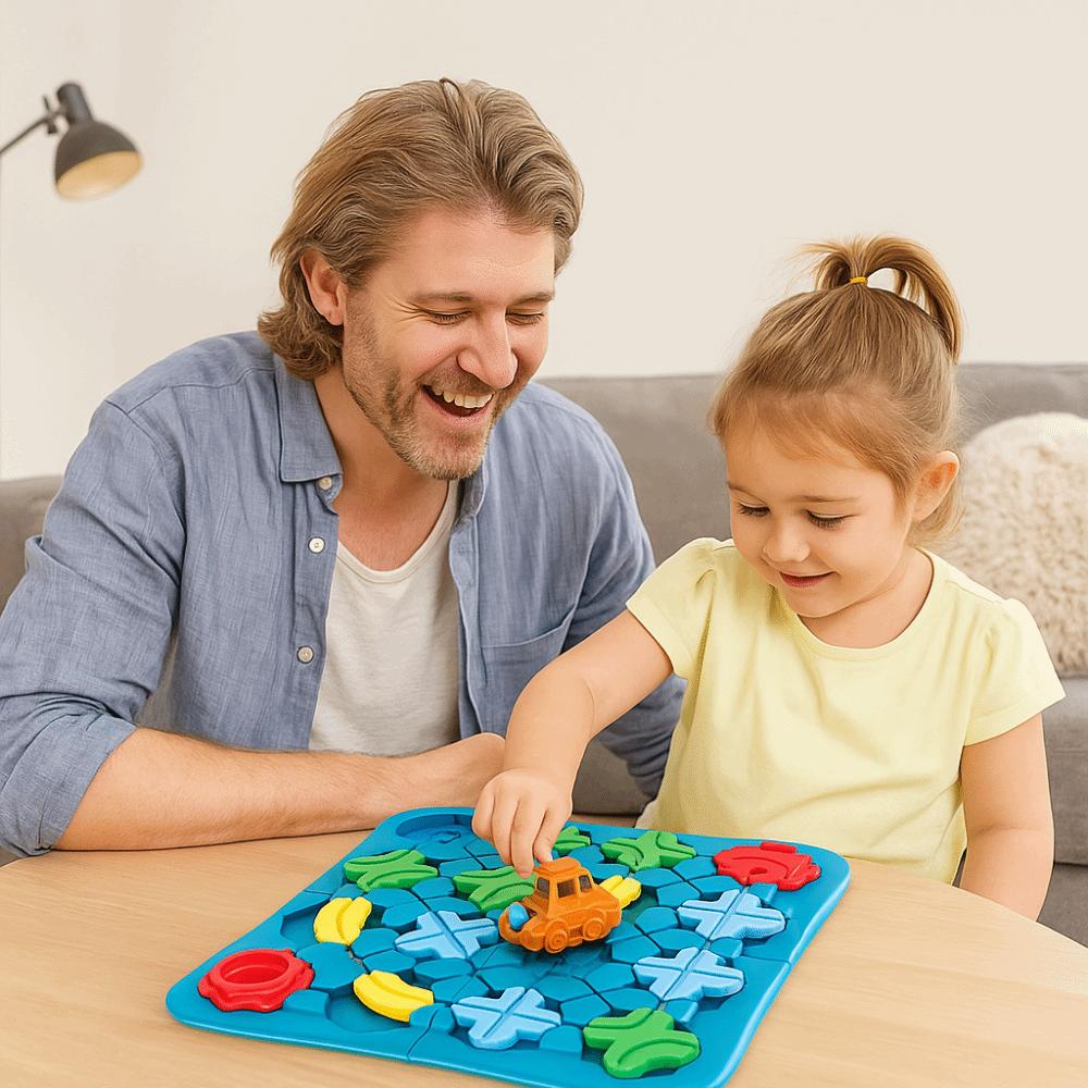 Plastic Logical Road Builder Games Montessori Table Education Puzzle Toys  Children's