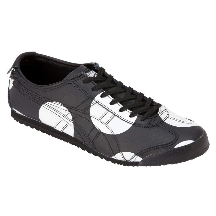 Кроссовки унисекс Disney X Onitsuka Tiger Mexico 66 в горошек, низкие, черные с белым D8G2L-9090