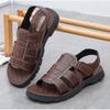 Men's Open Toe Adjustable Strap Sandals Non-slip Thick Sole Casual Summer Shoes for Outdoor