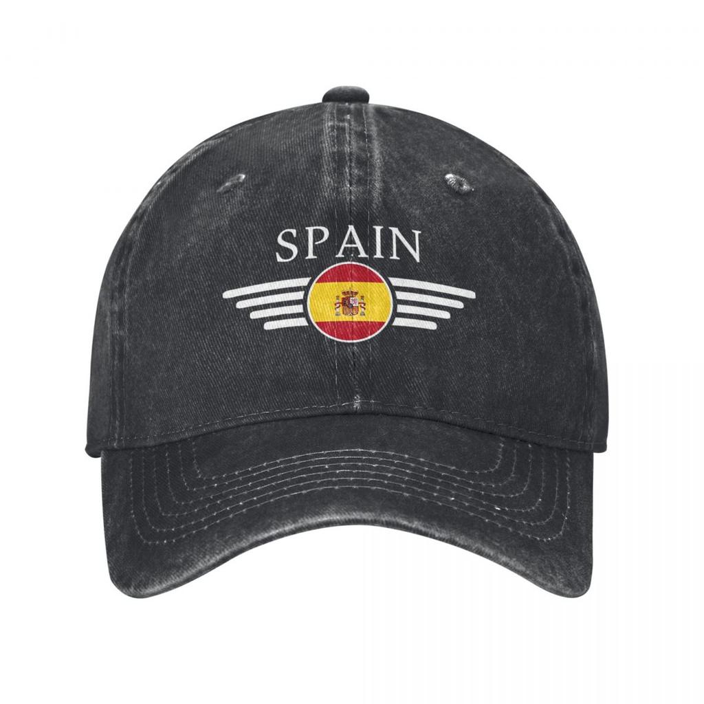 ESPANA Флаг Испании Высококачественная Унисекс Женская Бейсболка Потертые Джинсовые Кепки Шляпа Винтажная Для Уличных Тренировок Головной Убор