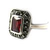Silver Ring 'Sissi' Red