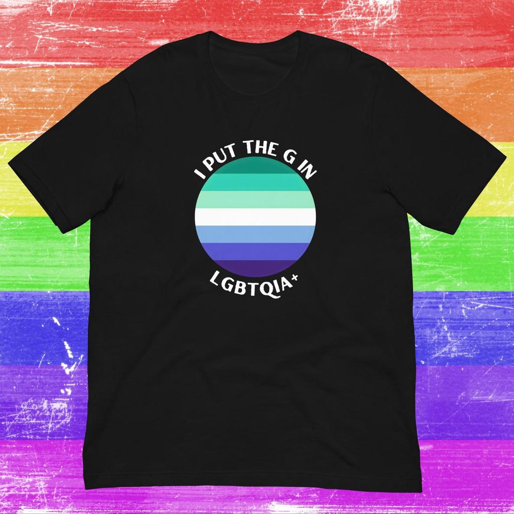 Gay Man Pride T-shirt LGBTQIA Community Tshirt Gay Orientation Shirt IdentityProtest Tee LGBT Empowering Gift Gay Men