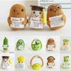 Ornaments Funny Positive Potato Office Decor Plush Doll Toy Creative Woven Vegetable Fruit Doll