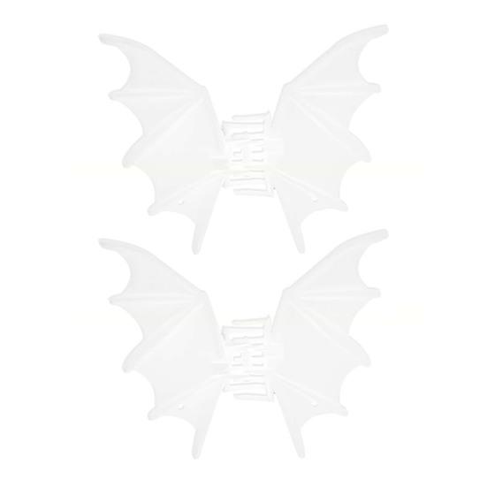 1/2Pcs Gothic Style Bat Hair Claw Spooky Goth Bats Wings Hairpin Women Halloween Metal Hair Accessories