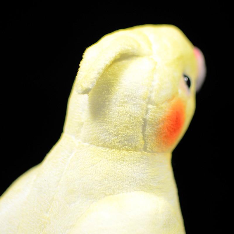 Милая игрушка-корелла, желтая птица, имитация плюшевых игрушек, Nymphicus Hollandicus, детский подарок, реалистичные плюшевые куклы