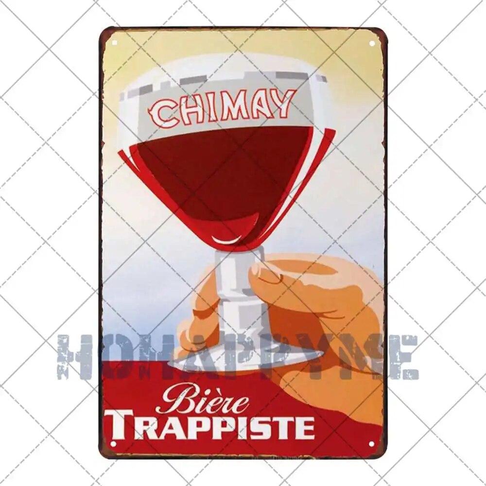 Belgian Beer Vintage Metal Tin Painting Signs Poster Plates Decoration Bar Pub Club Cafe Wall Iron Stickers Retro Plaque 20x30cm